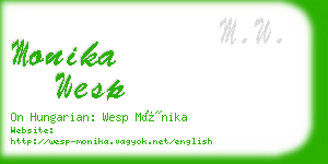 monika wesp business card